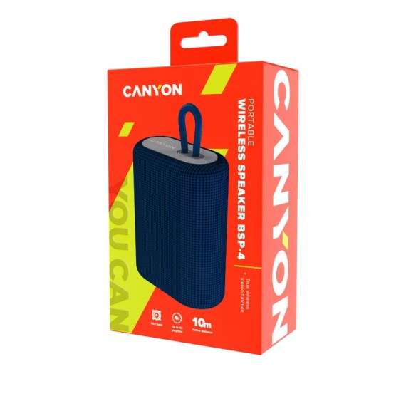 Bluetooth динамик CANYON CNE-CBTSP4BL (BLUE) 