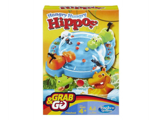 Board games HASBRO B1001 HUNGRY HUNGRY HIPPO GRAB AND GO 