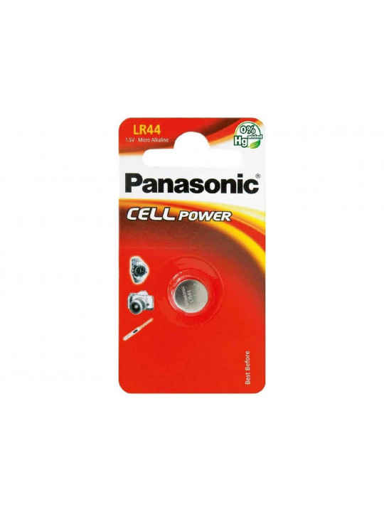 Батарейки PANASONIC LR44EL/1B/3014 83035