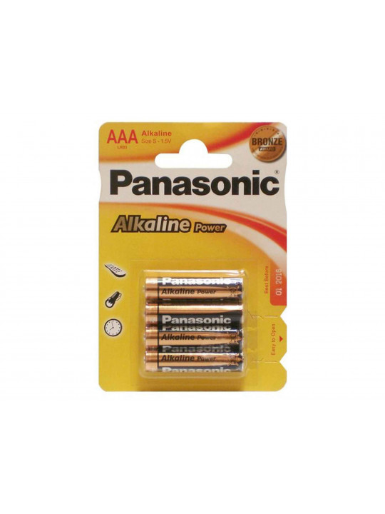 Батарейки PANASONIC LR03REB/4BPR/3009 33011