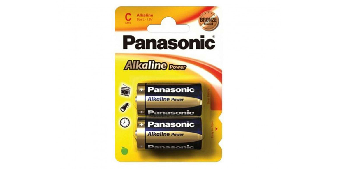 Մարտկոցներ PANASONIC LR14REB/2BP/3000 (39242)