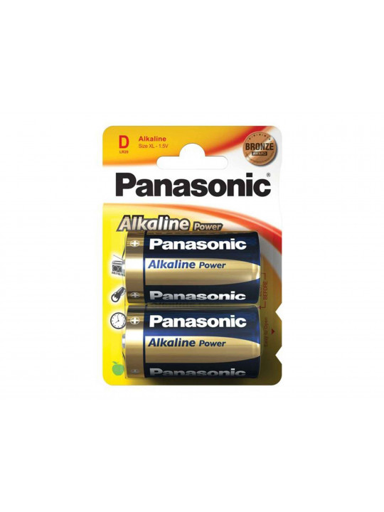 Батарейки PANASONIC LR20REB/2BP/3001 39211