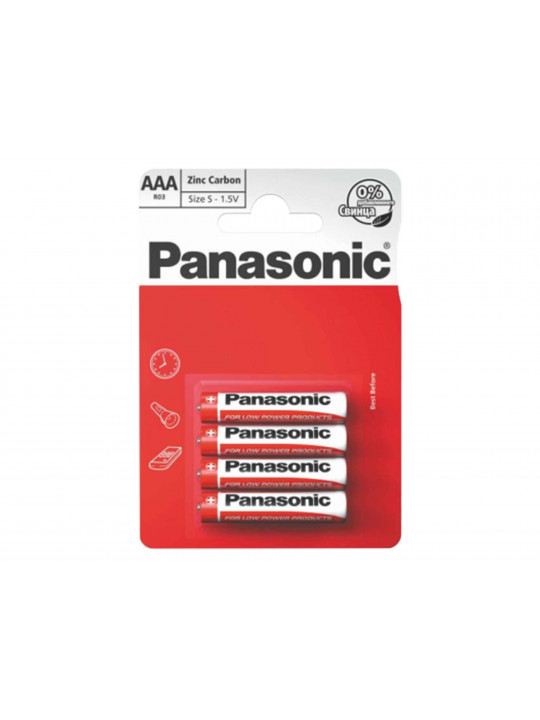 Батарейки PANASONIC R03REL/4BPR/3007 32861
