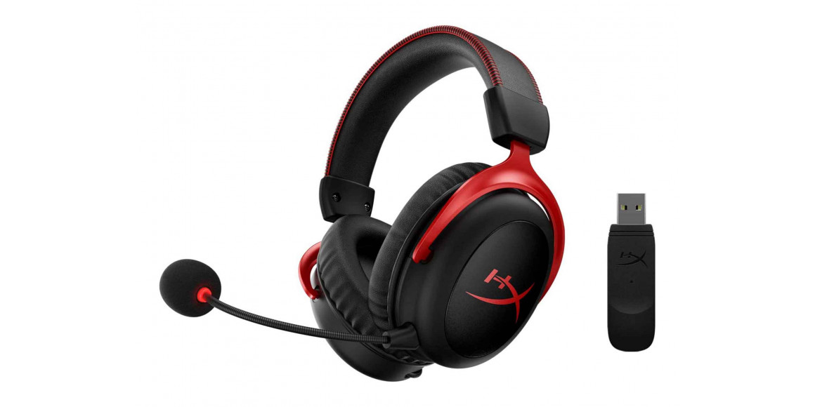 Наушник HYPERX CLOUD 2 WIRELESS (BLACK/RED) (4P5K4AA) (HHSC2X-BA-RD/G)