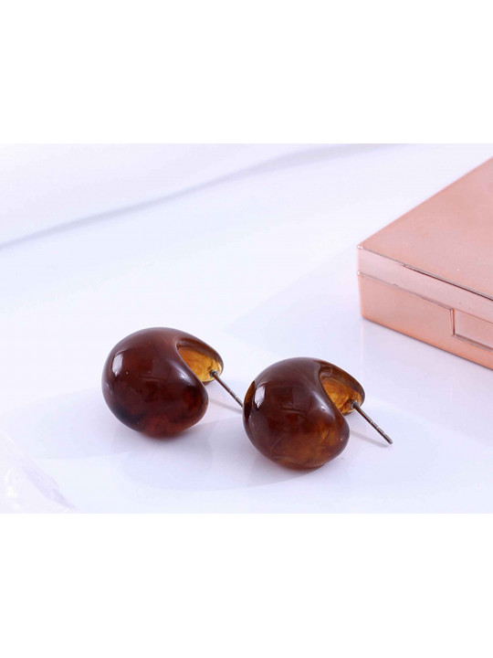 Womens jewelry and accessories XIMI 6931664144097 BROWN EARRINGS