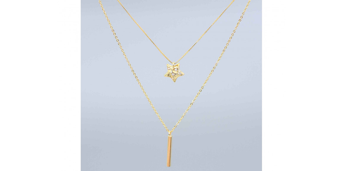 Կանացի զարդեր եվ աքսեսուարներ XIMI 6931664164156 STAR DOUBLE LAYERS NECKLACE (164156)