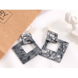 Womens jewelry and accessories XIMI 6931664192180 SQUARE EARRINGS (192180)