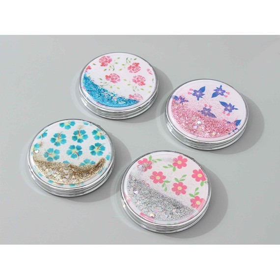 Cosmetic mirrors XIMI 6941241605507 (GLITTERS SERIES FLOWER)