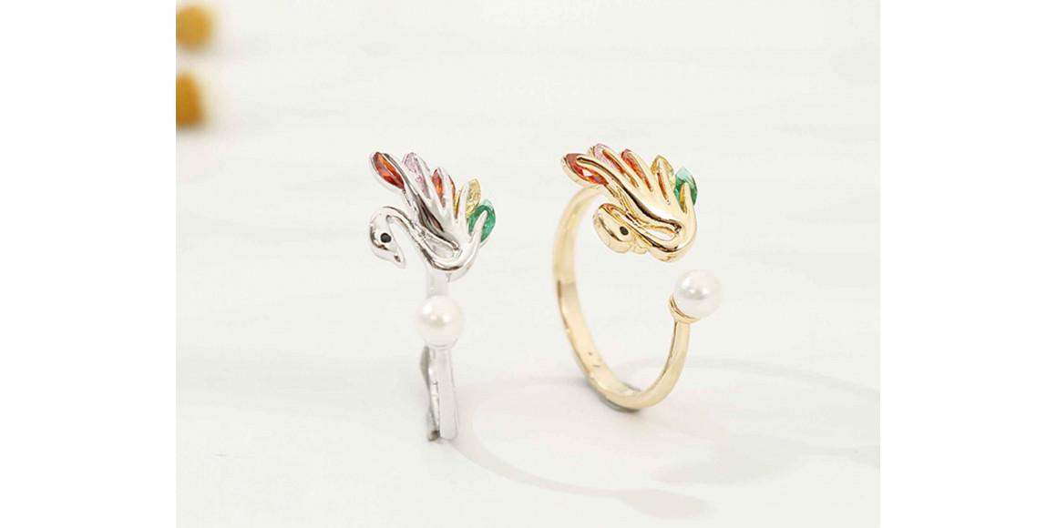 Womens jewelry and accessories XIMI 6941406862202 COLORFUL SWAN RING