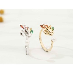 Womens jewelry and accessories XIMI 6941406862202 COLORFUL SWAN RING (862202)