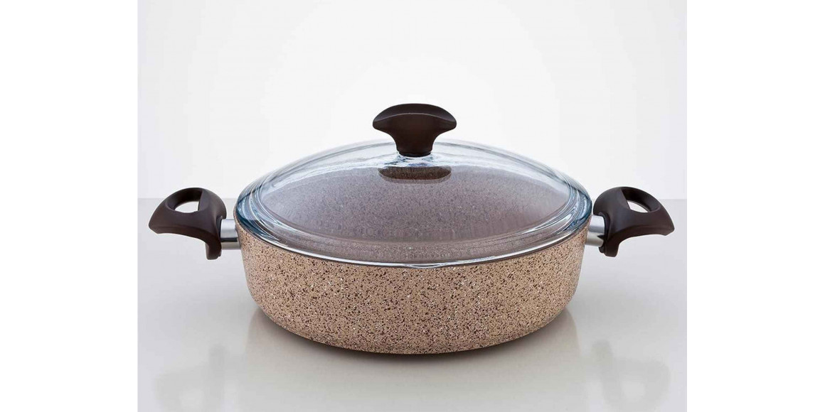 Կաթսաներ FALEZ 15177 CREAMY 26CM(CRE3008) SAUCEPAN 