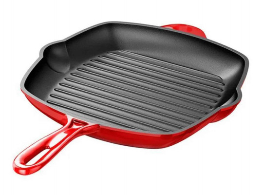 Frypan INHOUSE OGP-27 GRILL 27X27CM RED 