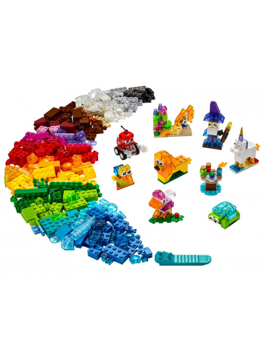 Конструктор LEGO 11013 CLASSIC CREATIVE TRANSPARENT BRICKS 