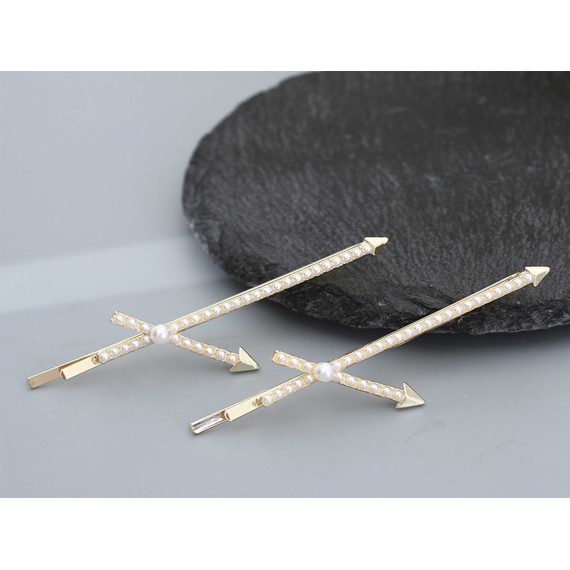 Մազակալ & աքսեսուարներ XIMI 6931664170171 PEARL CROSS HAIR CLIP (170171)