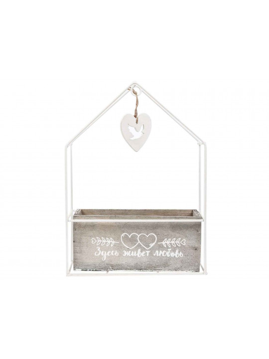 Decorate objects SIMA-LAND SHELLFBOX LOVE LIVES HERE29.1X21.2CM 3788668