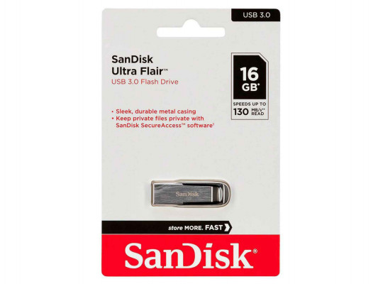 Ֆլեշ հիշողություններ SANDISK ULTRA FLAIR SDCZ73-016G-G46 USB 3.0 16GB 
