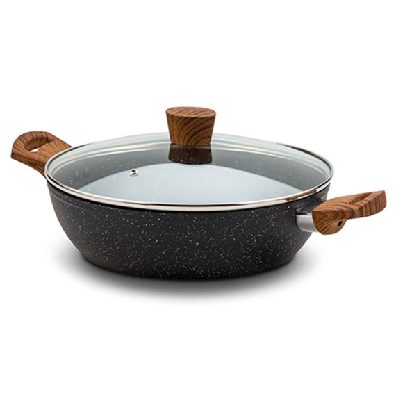 Կաթսաներ NAVA 10-144-130 STONE NATURE 28CM SAUCEPAN 
