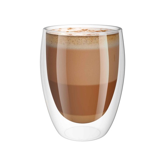 Стакан QWERTY 74004 DOUBLE PURO 350ML 