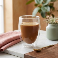 Стакан QWERTY 74004 DOUBLE PURO 350ML 