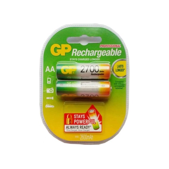 Зарядочные устройства GP AA 2700MAH (270AAHC-2PL2) 
