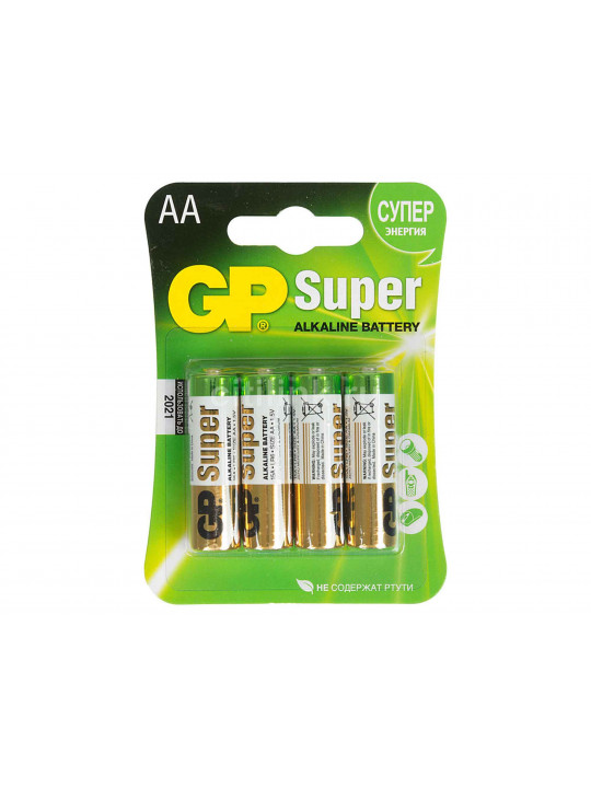 Батарейки GP AA SUPER 4 