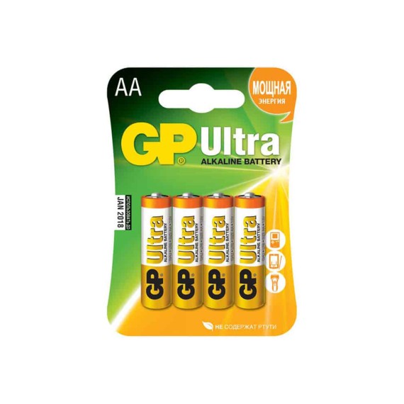 Батарейки GP AA ULTRA 4 
