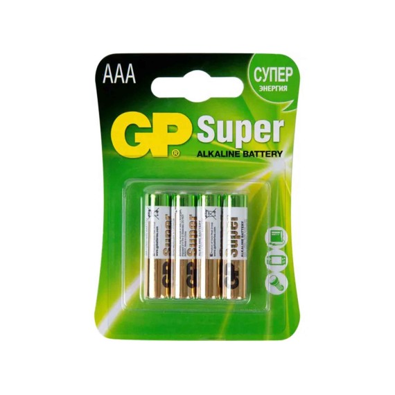 Մարտկոցներ GP AAA SUPER 4 
