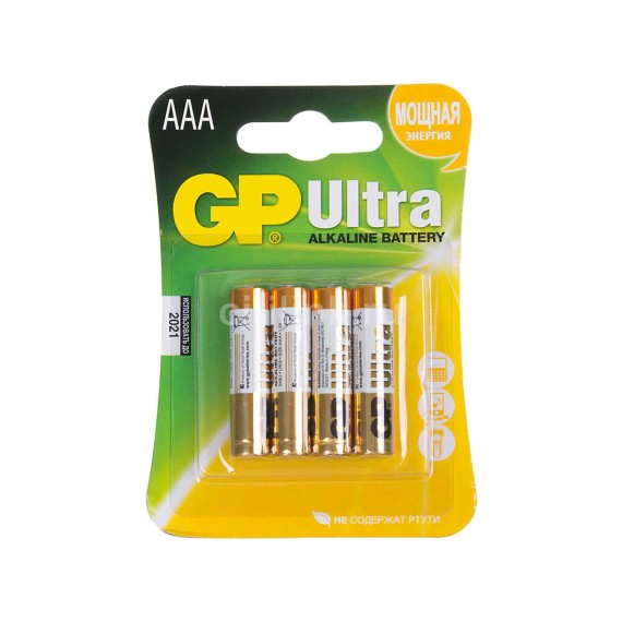Батарейки GP AAA ULTRA 4 