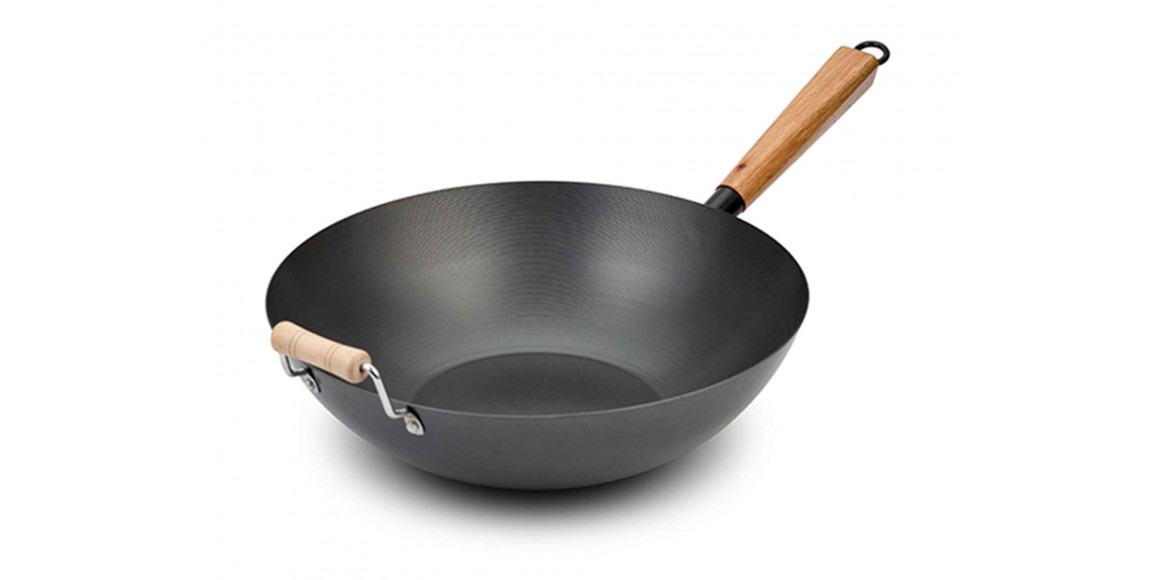 Сковорода NAVA 10-166-014 CARBON STEEL WOK 35CM 