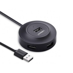 Usb-hub UGREEN 2.0 HUB 4 PORTS 1M (BLACK) (20277)