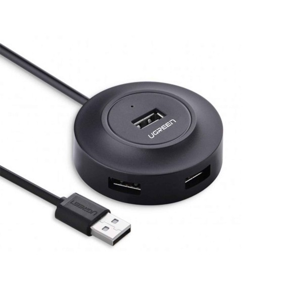Usb-hub UGREEN 2.0 HUB 4 PORTS 1M (BLACK) (20277)