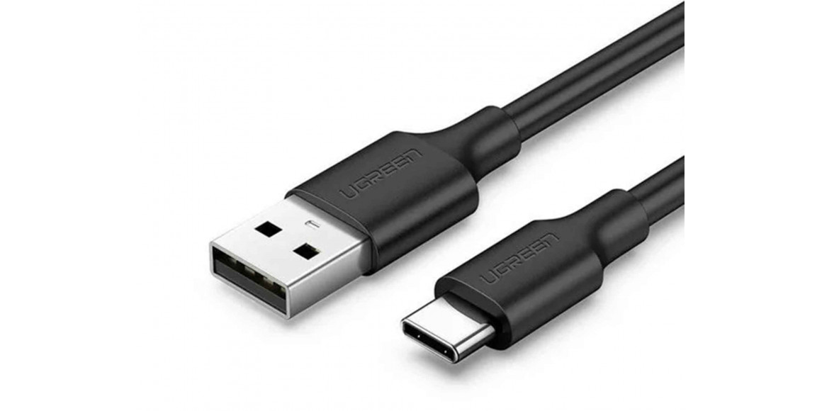 Մալուխ UGREEN USB-A TO USB-C NICKEL PLATING 1M (BLACK) 60116