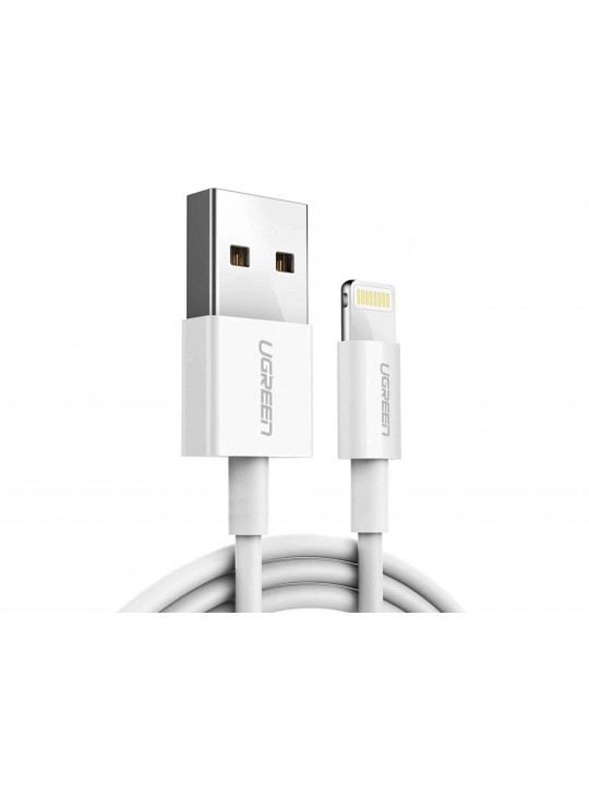 Cable UGREEN USB-A TO LIGHTNING 1M (WHITE) 20728