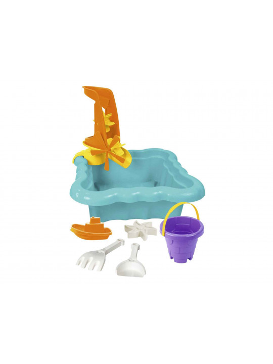 Ամառային խաղալիքներ TIGRES 39699 ավազի և ջրի հավաքածու 7կտ. Փիրուզագույն 