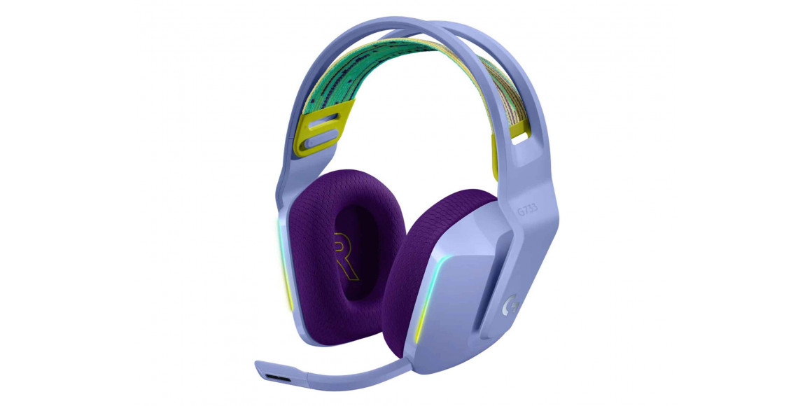 Headphone LOGITECH G733 LIGHTSPEED WIRELESS RGB GAMING (LILAC) L981-000890