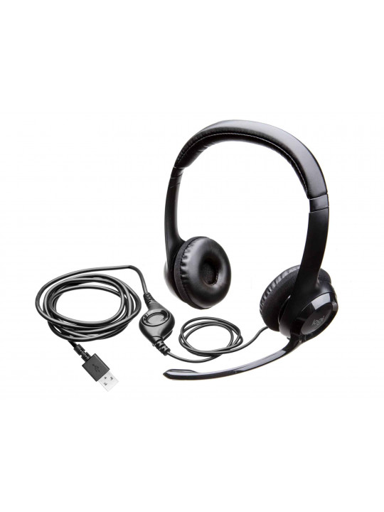 Headphone LOGITECH H390 USB (BLACK) L981-000406