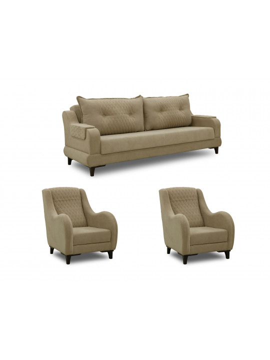 Sofa set HOBEL OLIVIA 3+1+1 BEIGE BREEZE 6 (4) 