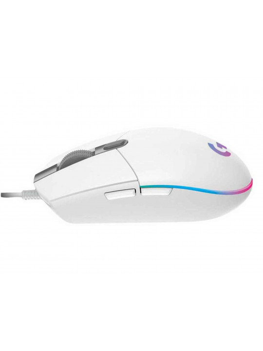 Mouse LOGITECH G102 LIGHTSYNC GAMING (WHITE) (L910-005824)