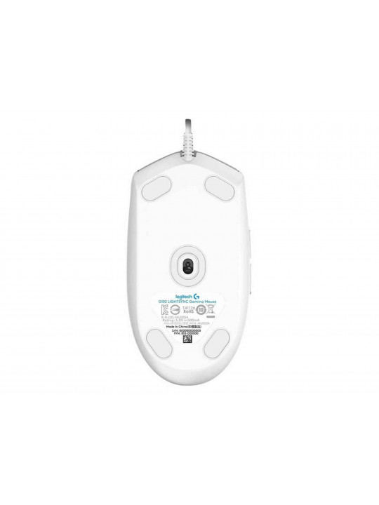 Mouse LOGITECH G102 LIGHTSYNC GAMING (WHITE) (L910-005824)