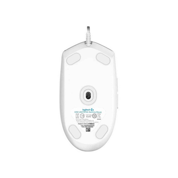 Mouse LOGITECH G102 LIGHTSYNC GAMING (WHITE) (L910-005824)