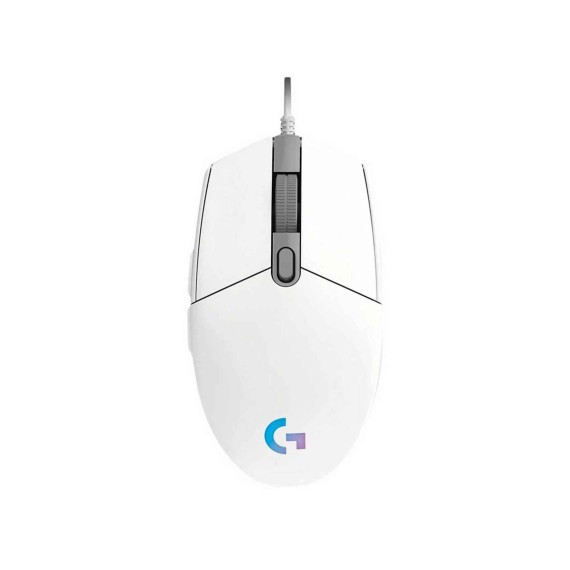 Mouse LOGITECH G102 LIGHTSYNC GAMING (WHITE) (L910-005824)