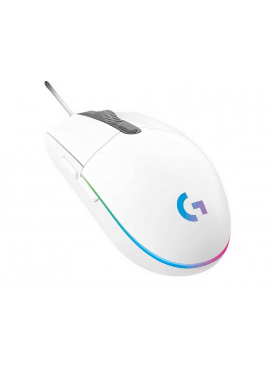 Mouse LOGITECH G102 LIGHTSYNC GAMING (WHITE) (L910-005824)