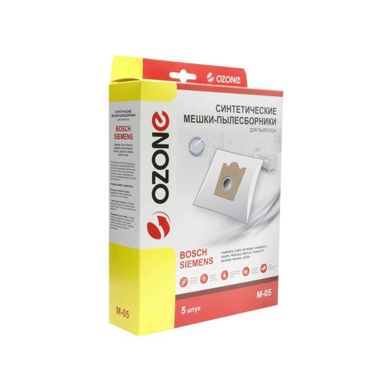 Փոշեկուլի պարկ OZONE M-05 (X5) 