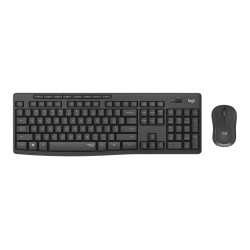 Клавиатура LOGITECH MK295 SILENT WIRELESS COMBO + MOUSE (GRAPHITE) (L920-009807)