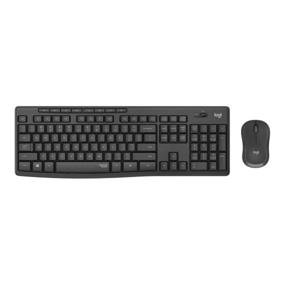 Клавиатура LOGITECH MK295 SILENT WIRELESS COMBO + MOUSE (GRAPHITE) (L920-009807)