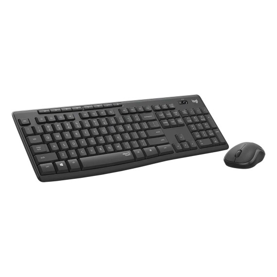 Клавиатура LOGITECH MK295 SILENT WIRELESS COMBO + MOUSE (GRAPHITE) (L920-009807)