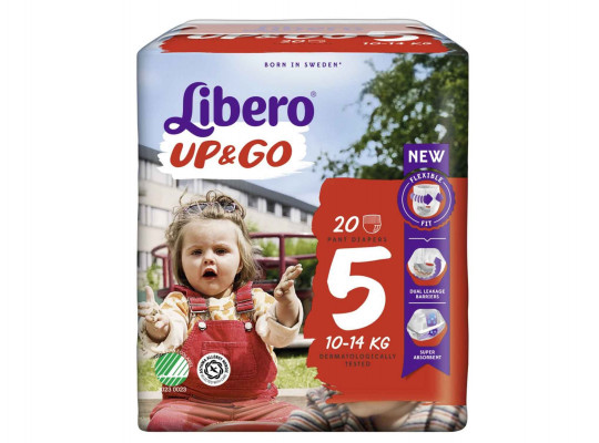 Մանկական տակդիրներ LIBERO UP & GO N5 (10-14KG) 20PC 8225