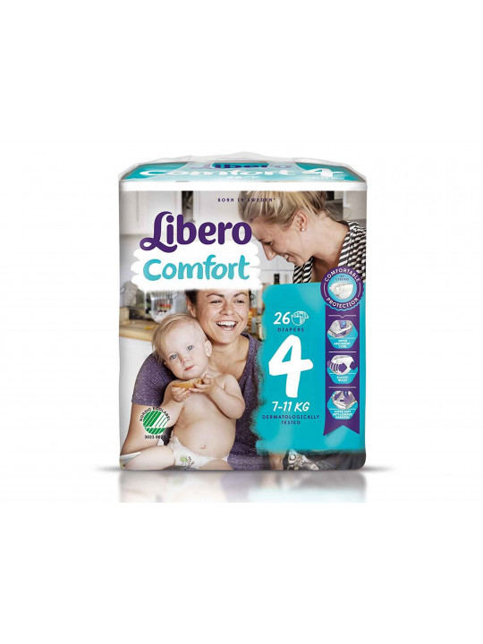 Մանկական տակդիրներ LIBERO COMFORT N4 (7-11KG) 26PC (116822) 