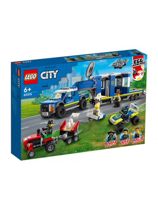 Конструктор LEGO 60315 CITY Ոստիկանական շարժական կցասայլակ 
