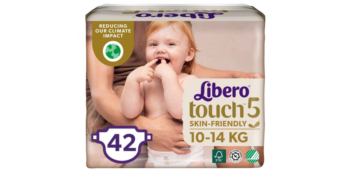 Diapers LIBERO TOUCH N5 (10-14KG) 42PC (070971) 